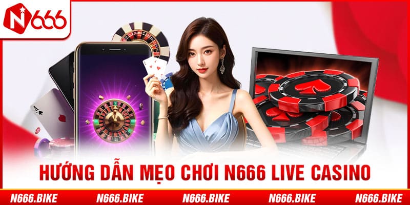 Hướng dẫn mẹo chơi N666 live casino